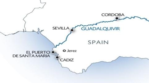 guadalquivir karte