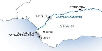 Guadalquivir karte