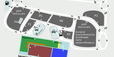 Sevilla lidosta map
